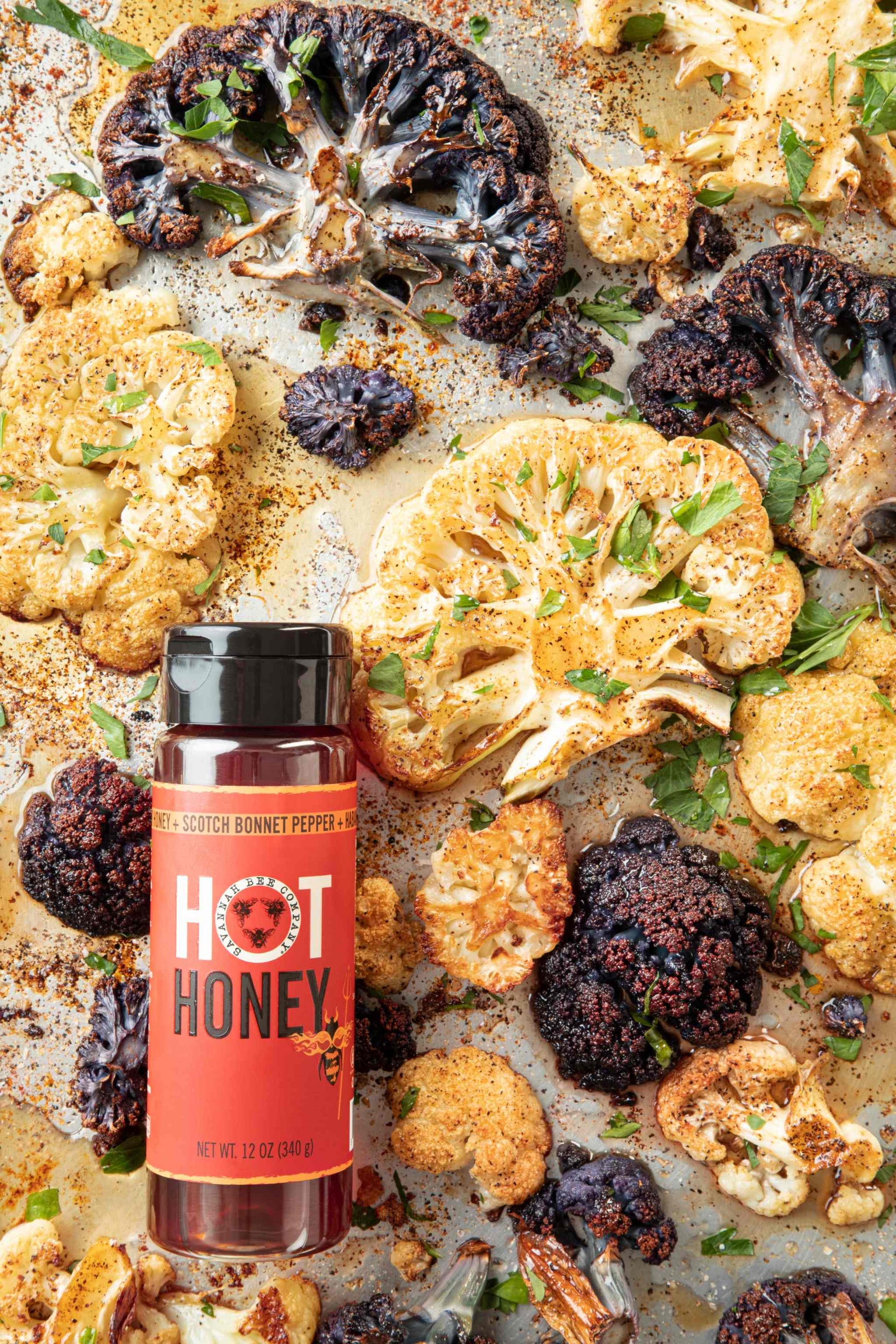 Hot honey roasted cauliflower.