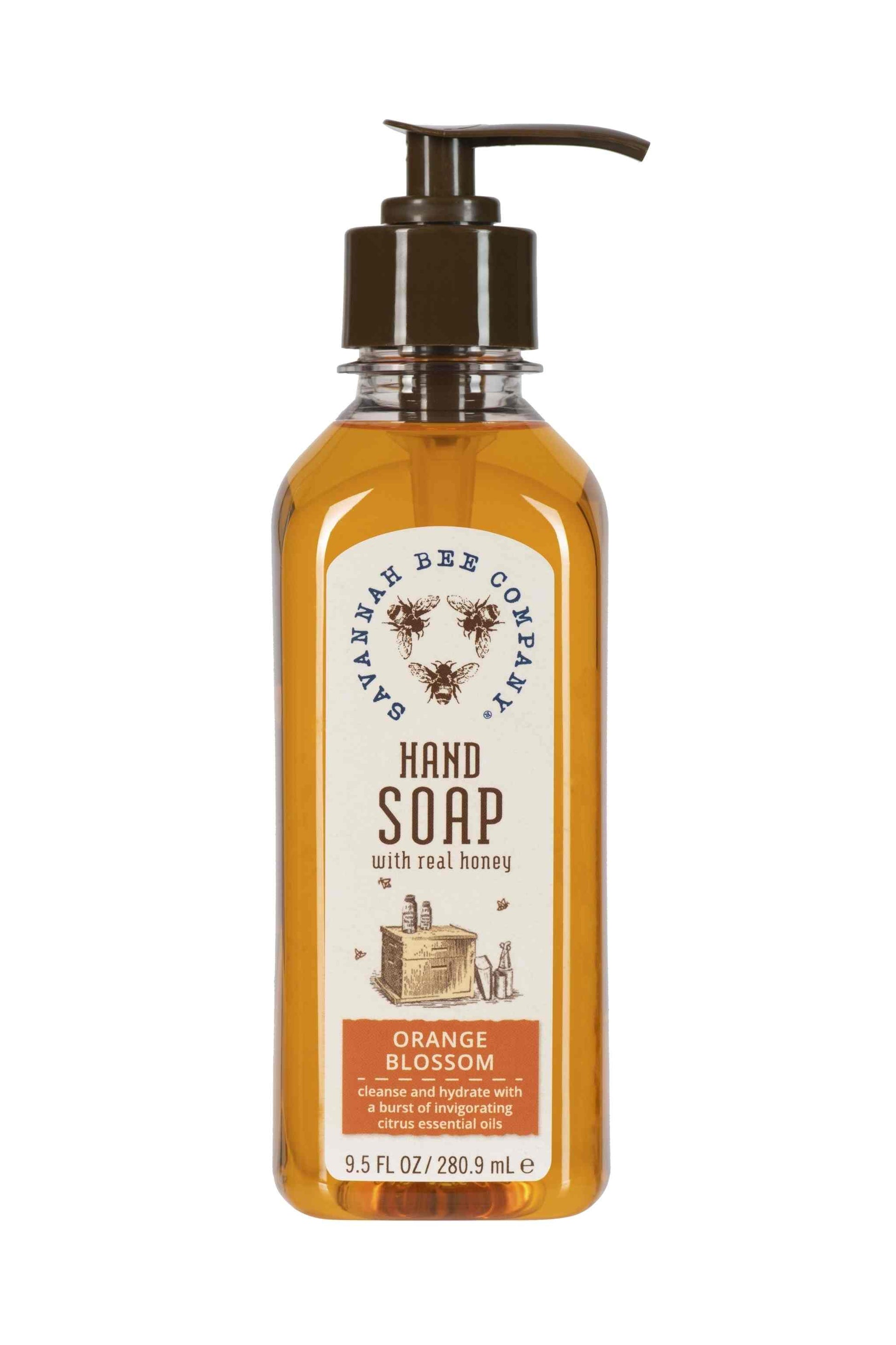 Orange Blossom Hand Soap 9.5 fl. oz. on white background