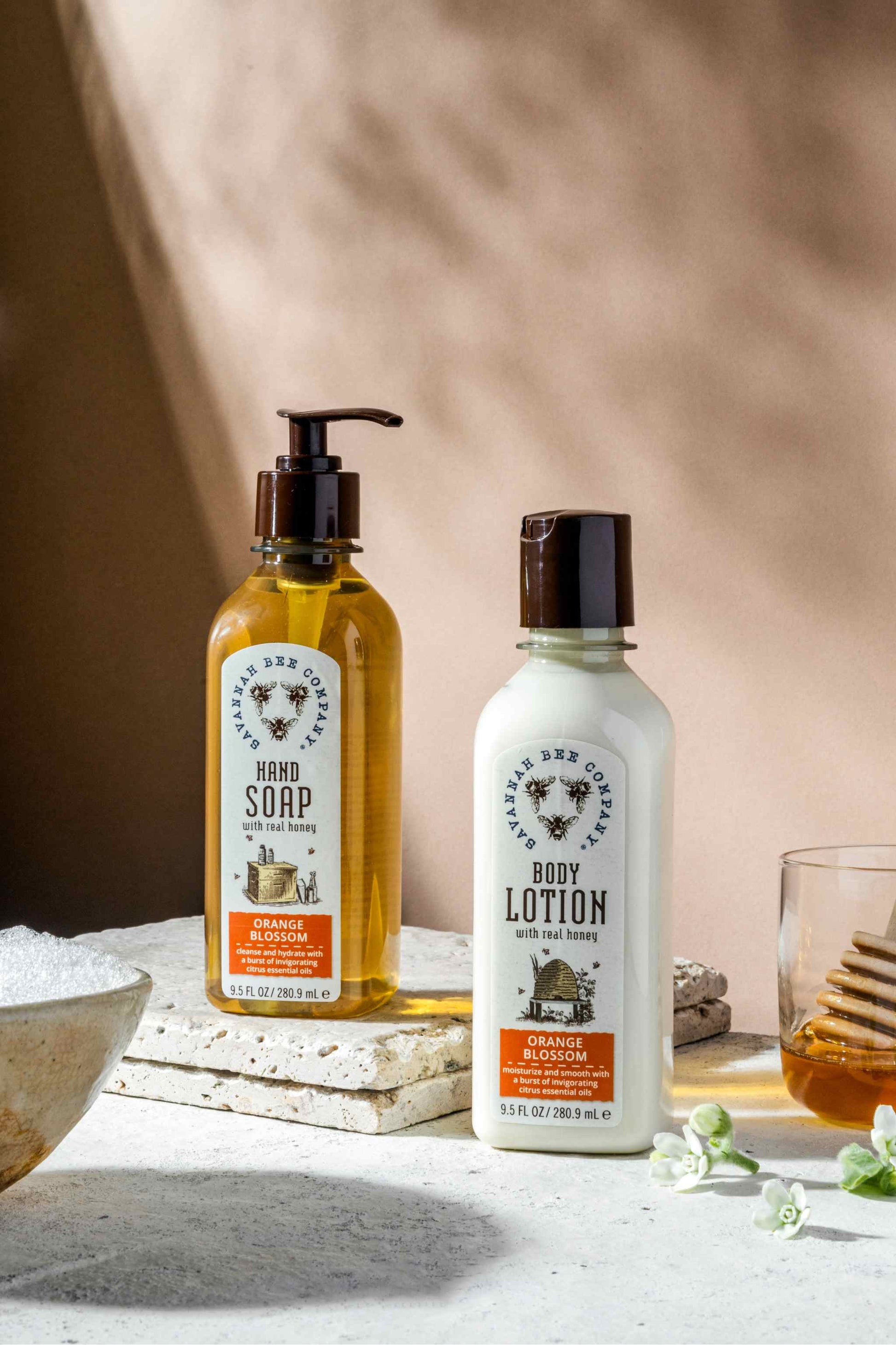 Orange Blossom Hand soap and Body Lotion 9.5 fl. oz.